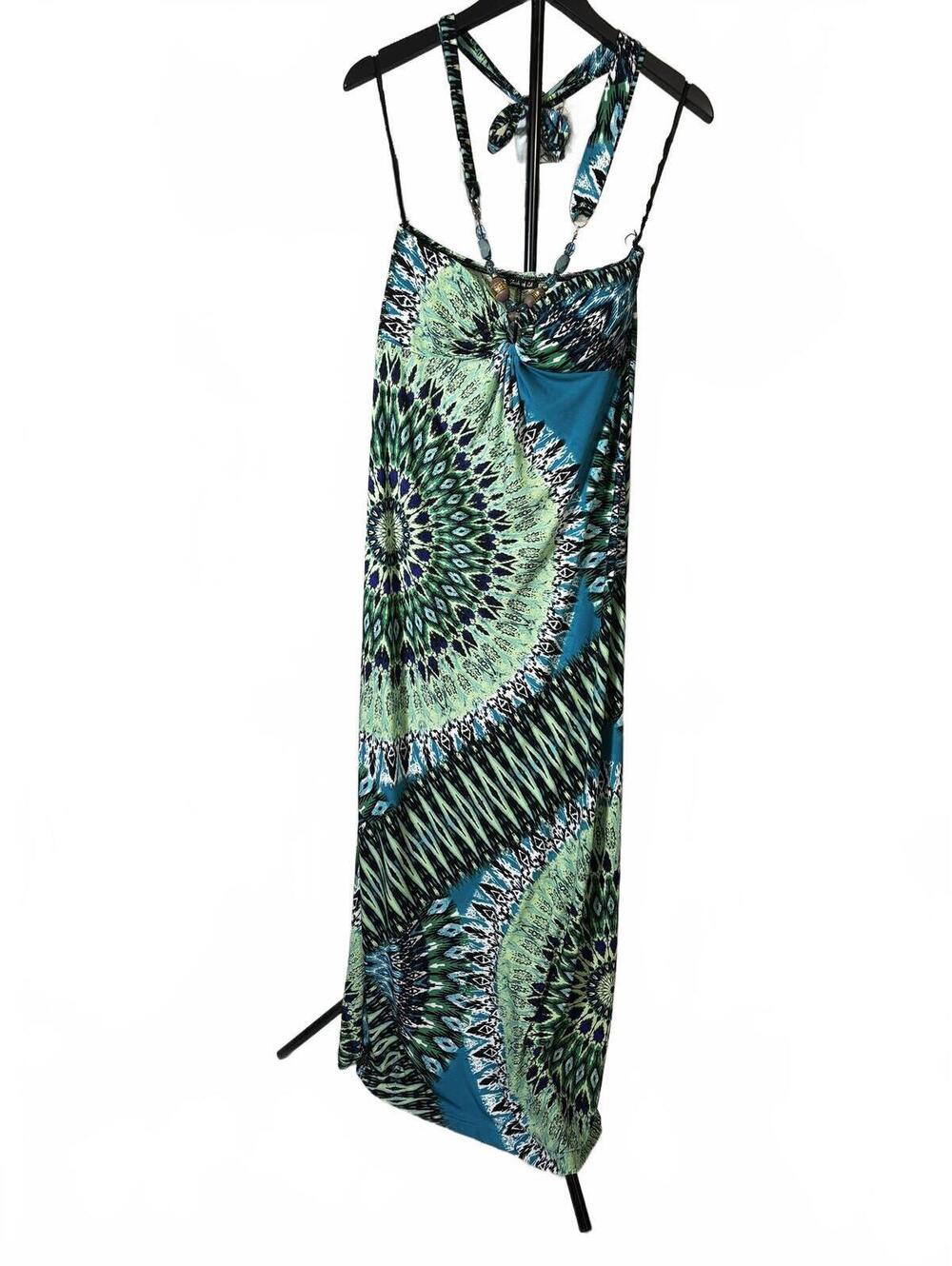 Fresh of LA Maxi Dress with Beaded Neckline Detail